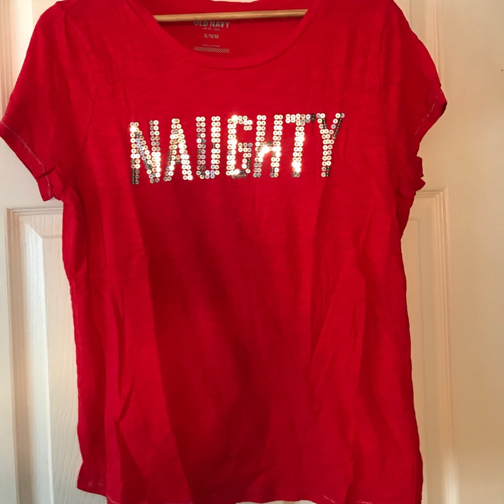 🎄 Naughty Sequin Christmas Shirt